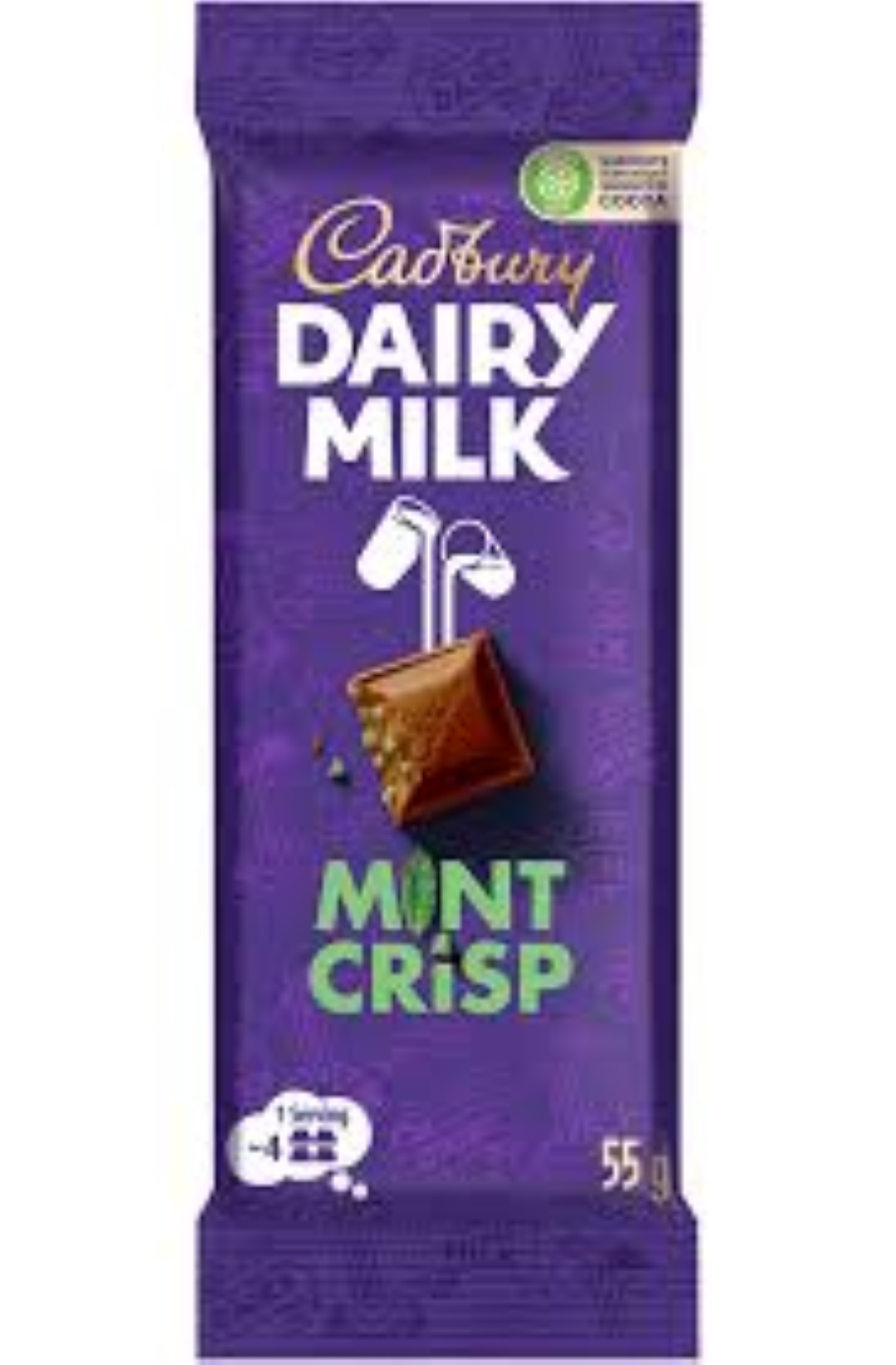 CADBURY DAIRY MILK MINT CRISP 55G